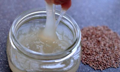 Gel de lin pour les cheveux