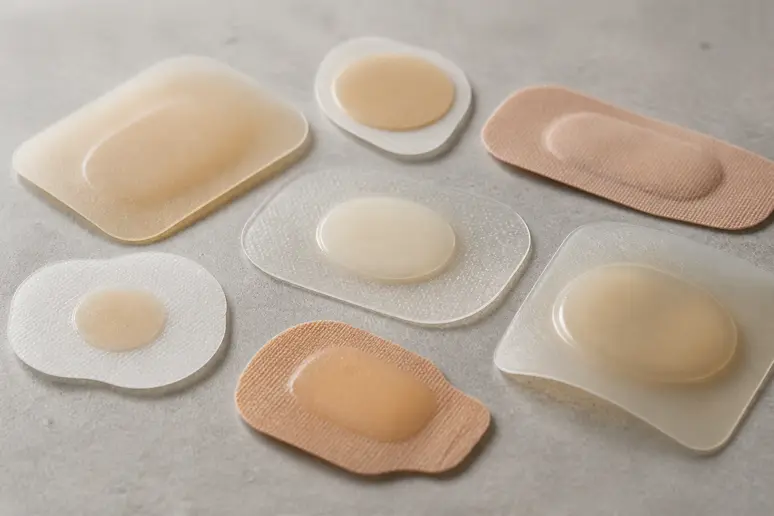 Différents pansements pour ampoule pied présentés pour un choix éclairé.
