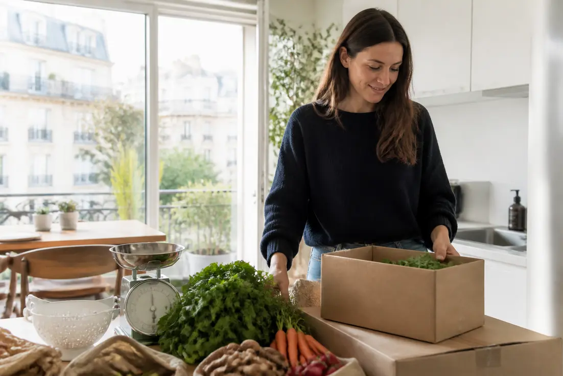 avis dietbon prix : préparation de repas sains dans une cuisine moderne