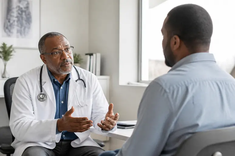 Consultation médicale pour la prise en charge des symptômes du syndrome de l'intestin irritable