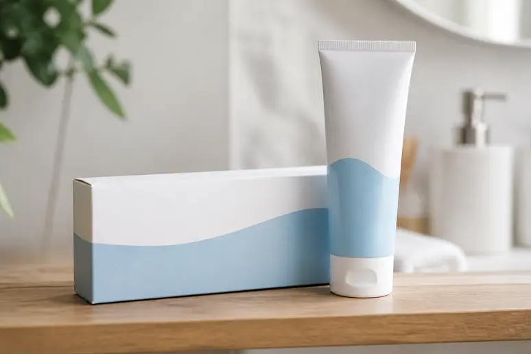 Boîte et tube de gel médicamenteux pour connaître les précautions de comment utiliser percutafeine